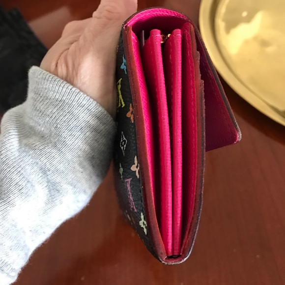 💯AUTH LOUIS VUITTON SARAH WALLET MULTICOLOR - Picture 8 of 8